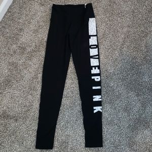 VICTORIA'S SECRET LOVE PINK LEGGINGS BNWT